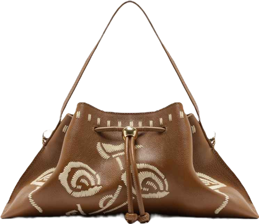 Alba Small Snap Button Shoulder Bag