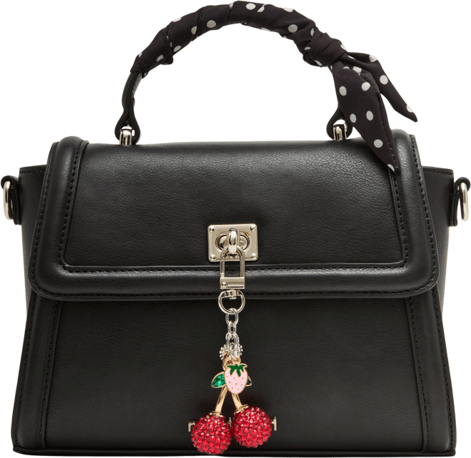 Leahs Straw Top Handle Bag