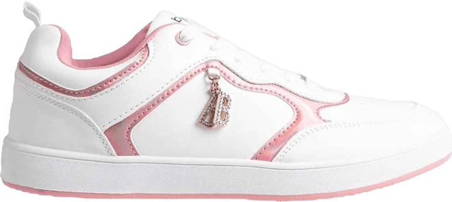 Women's Stylish and Sparkly Sneaker with Rhinestone Dangle Charms