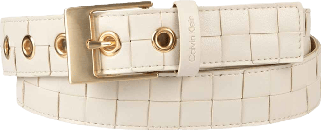 Women's Modern Box Woven Casual Belt