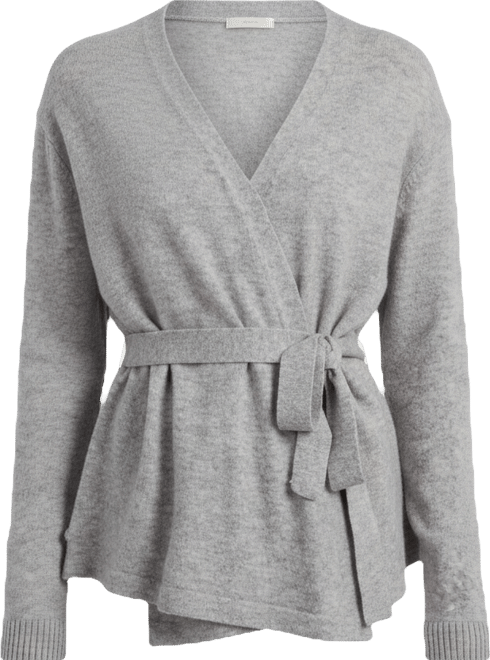 Women's Lightweight Wool-Cashmere Wrap Cardigan