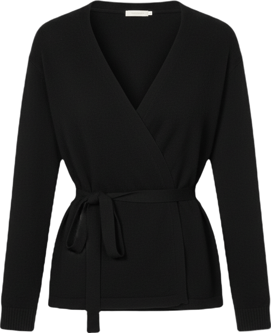 Women's Lightweight Wool-Cashmere Wrap Cardigan