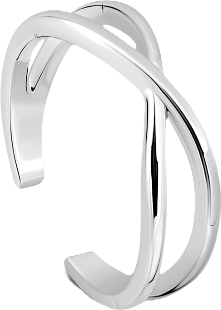 Polish Infinity Sign Adjustable Toe Ring. Sterling Silver. Created for Macy's.