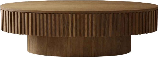 Streamdale 47" Oval Storage Coffee Table