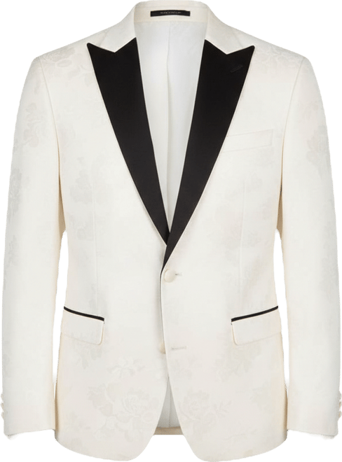 Men's Slim-Fit Jacquard-Floral Evening Jacket, Macy's Exclusive