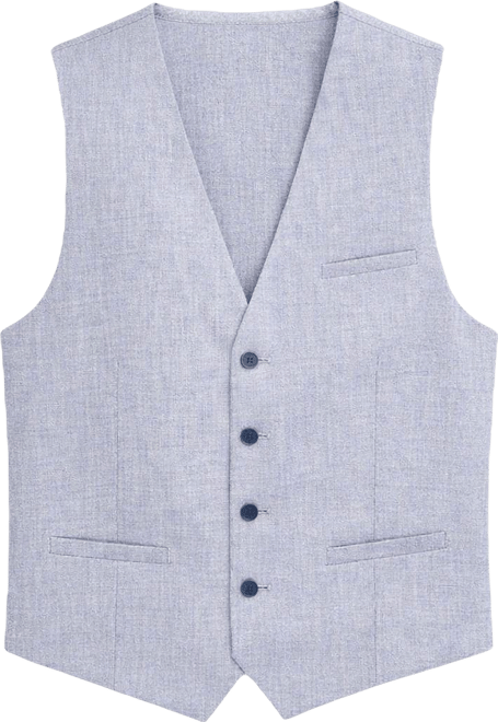 Men's Slim-Fit Linen-Blend Suit Separates Vest, Macy's Exclusive