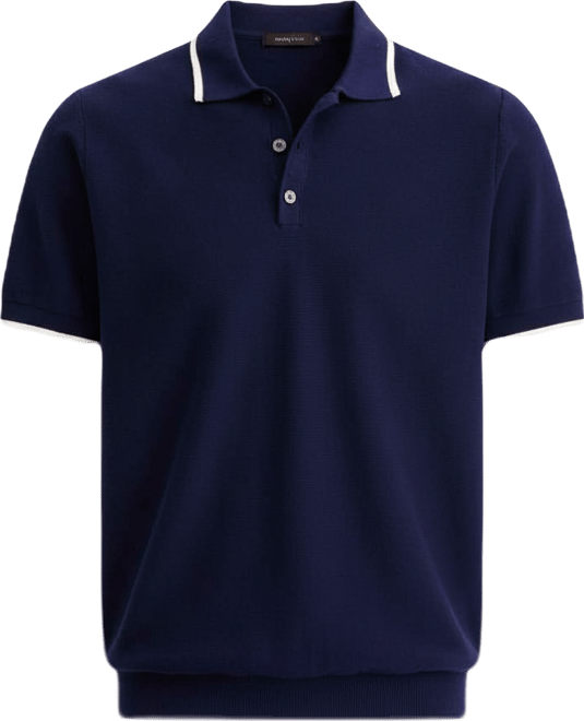 Men's Tipped Polo Shirt, Macy's Exclusive