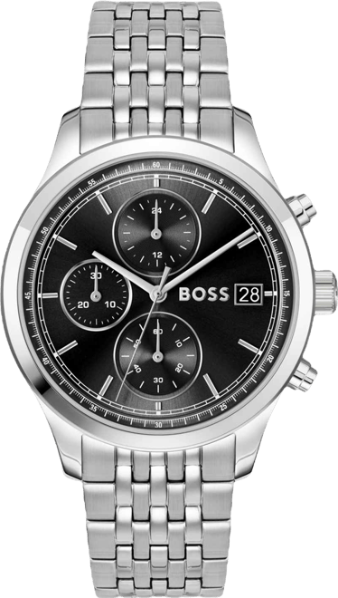 Men's Stratus Quartz Chrono Stainless Steel Watch, 41mm