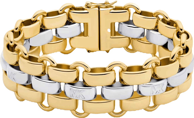 Two-Tone Link Bracelet