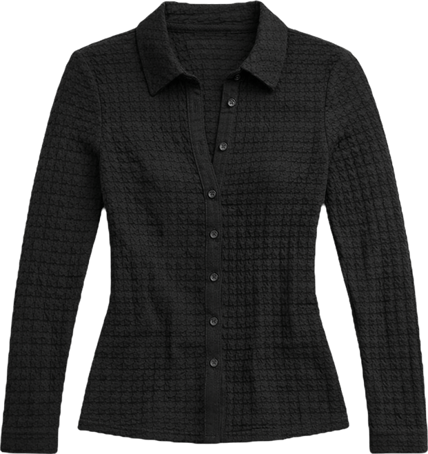 Petite Dreamer Long-Sleeve Collared Shirt