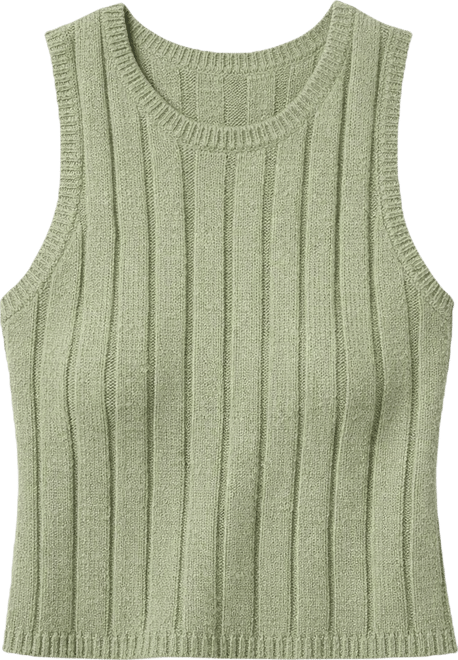 Women's Slub Ribbed Sweater Tank Top, Macy's Exclusive
