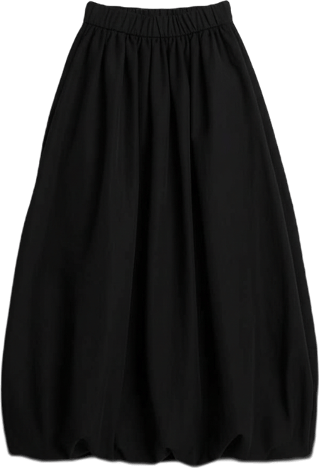 Women's Bubble Pull-On Midi Skirt