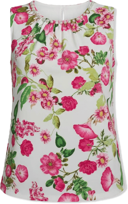 Women's Crewneck Woven Top