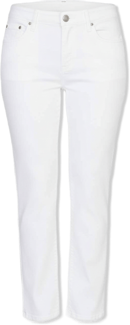 Petite Curve Enhancing Five Pocket Slim Leg Jean