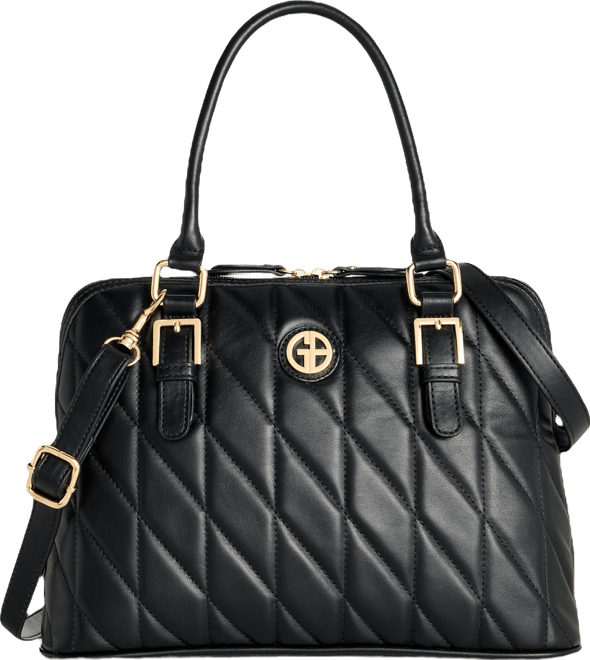 Medium Quilted Dome Satchel, Exclusively at Macy's