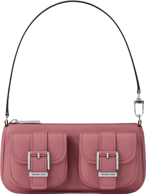 Zoe Small Leather Convertible Slim Shoulder Bag