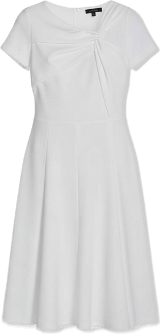 Women's Twist Neck Midi Dress