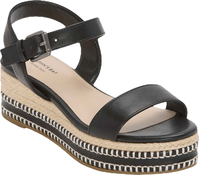 St. John's Bay Womens Harold Wedge Sandals - JCPenney
