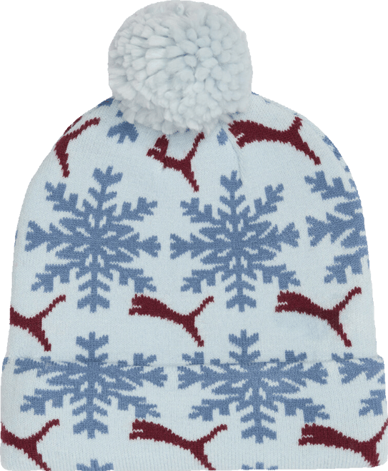 Fair Isle Winter Pom Pom Snowflake Beanie | PUMA