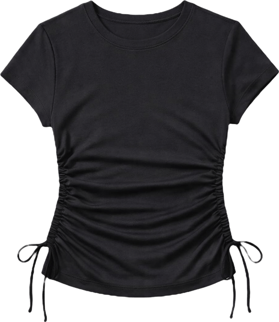 Women's Side-Tie T-Shirt, Exclusively at Macy's