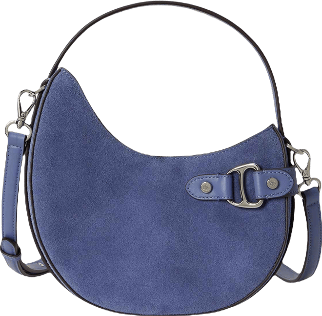 Suede Small Tasha Crossbody Bag