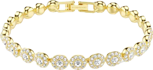 Una Angelic Gold-Tone Plated Link Bracelet
