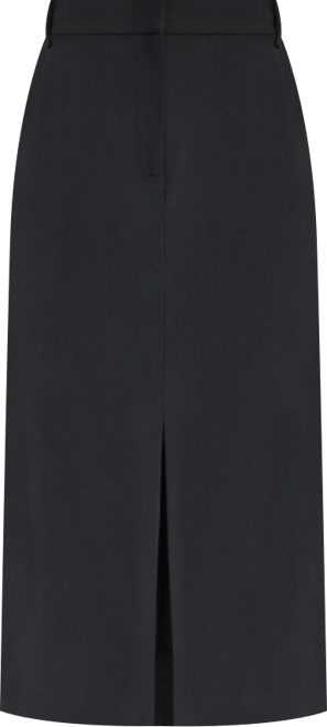 Women's Belted Midi Pencil Skirt