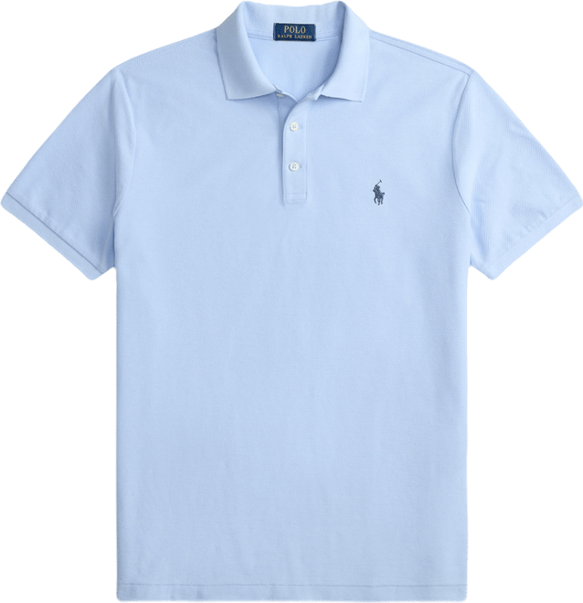 Men's Slim-Fit Honeycomb Mesh Polo Shirt