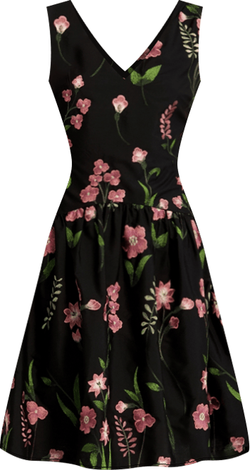 kensie embroidered floral short sleeve v-neck faux wrap dress Kensie Flutter Sleeve Floral Embroidered Navy & Green Maxi Dress Size 12  NWT
