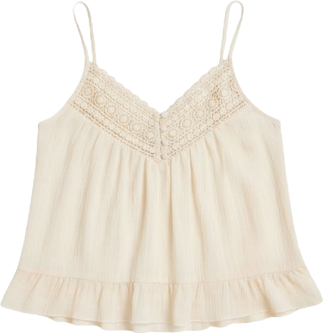 Women's Crochet-Trim Tank Top, Macy's Exclusive