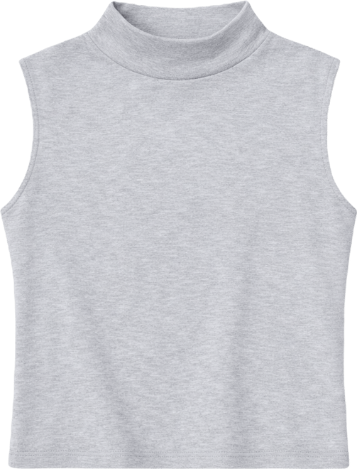 Women's Funnel Neck Sleeveless T-Shirt, Macy's Exclusive