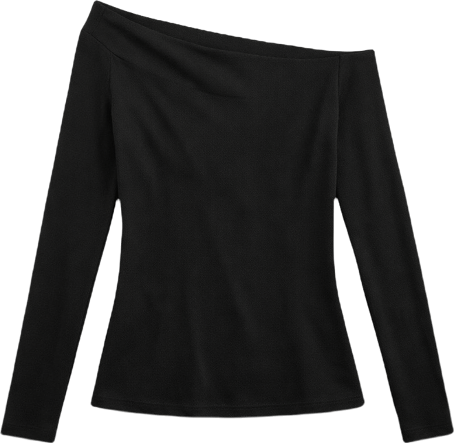 Women's Long Sleeve Off-the-Shoulder Knit Top, Macy's Exclusive