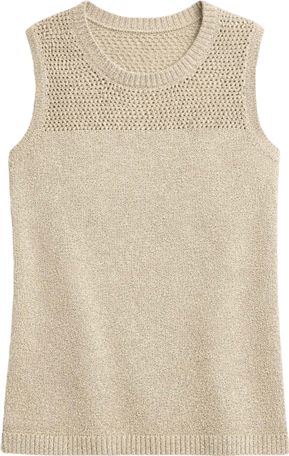 Women's Lurex Open-Work Tank Top, Macy's Exclusive