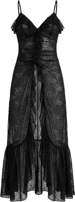 Bar III Women's Ruffled Lace Dress, Macy's Exclusive - Macy's