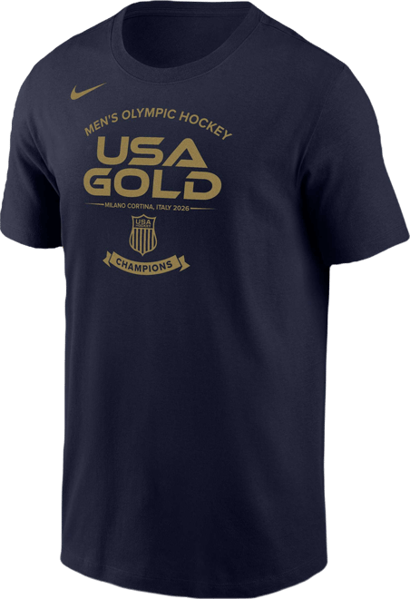 Nike USA Olympic Team 2026 "Gold Medal" Roster Men's Cotton T-Shirt