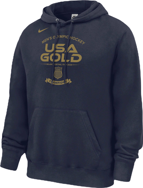 Nike USA Team 2026 "Gold Medal" Club Fleece Roster Men's Hoodie