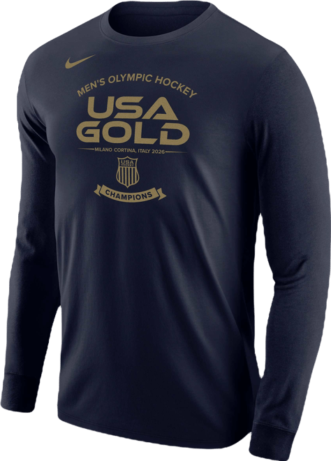 Nike Team USA Playera de manga larga para hombre
