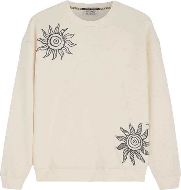 Men's Embroidered Regular-Fit Sweatshirt
