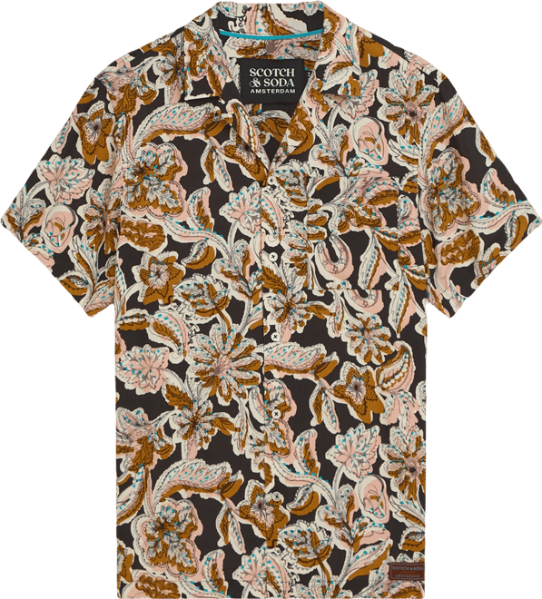 Men's Printed Short-Sleeve Shirt