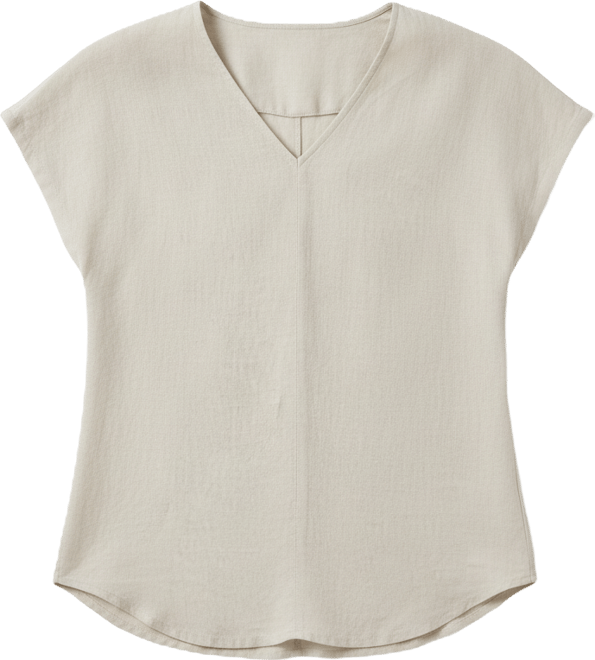 Women's V-Neck Short-Sleeve Shirt