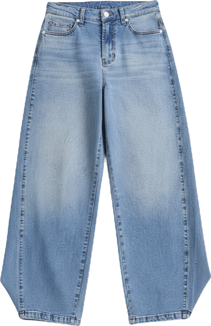 Women's High Rise Barrel-Leg Jeans, Macy's Exclusive