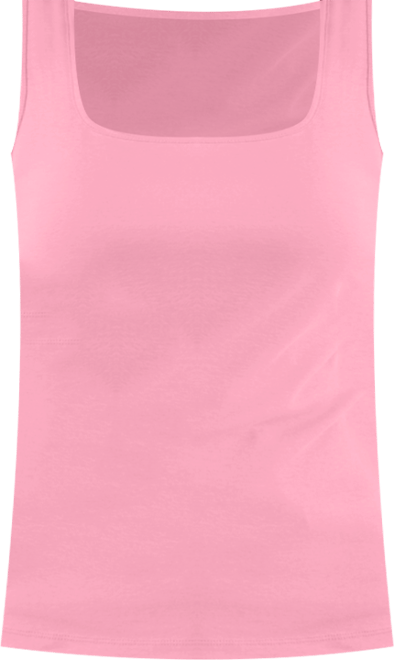 Women's Cotton Square-Neck Tank Top, Exclusively at Macy's