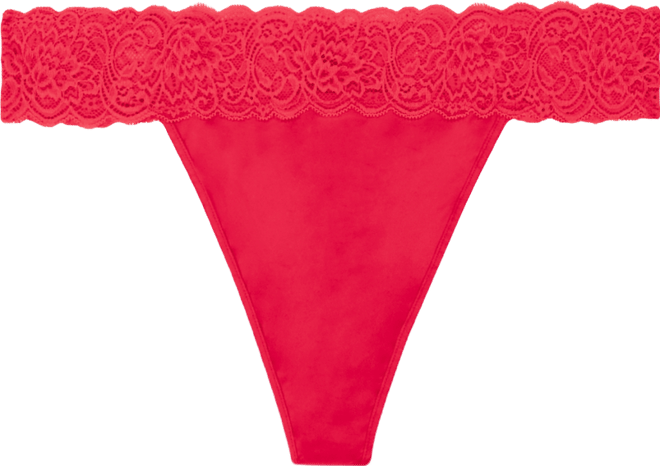 Women's Everyday Pretty Lace Thong Panty