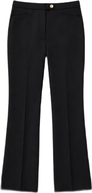 Petite Mid-Rise Boot Leg Pants