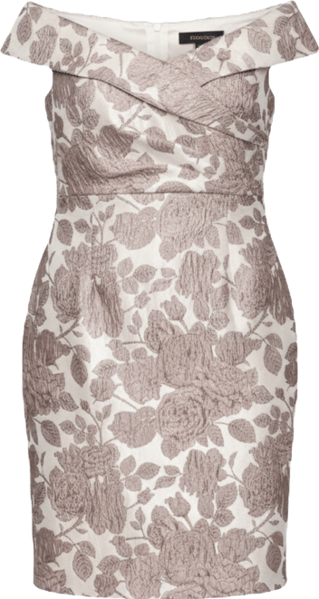Alex Evenings Women's Short Portrait Collar Printed Dress - Macy's
