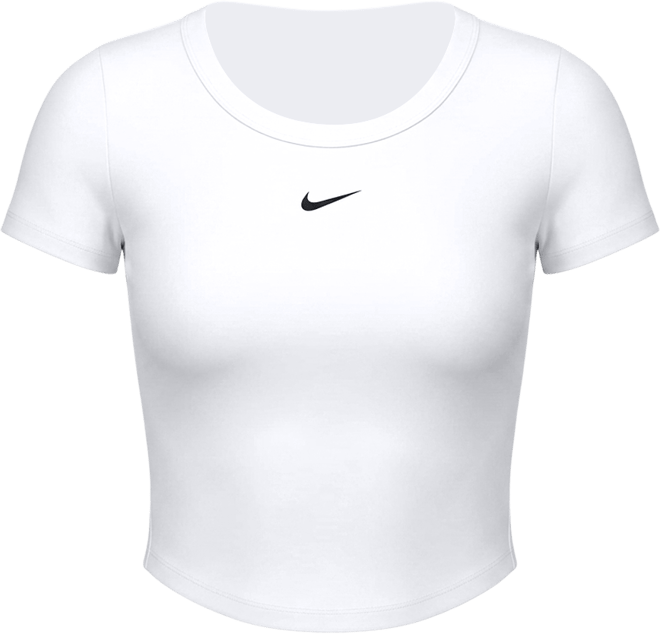 Nike One Fitted 女款 Dri-FIT 短袖短版上衣