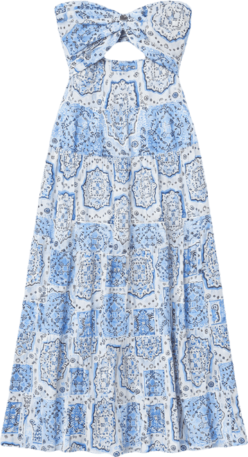 chinese dress ladies Plus Size Strapless Maxi Dress main image 1