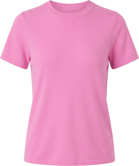 katie pink uniform カットソー Carnation Pink Cashmere Silk Katie Tee | Tuckernuck