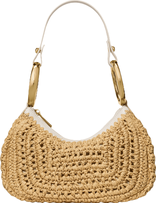Bangle Small Straw Shoulder Bag