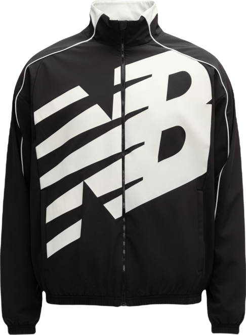 Basketball Oversized Print Woven Jacket - New Balance